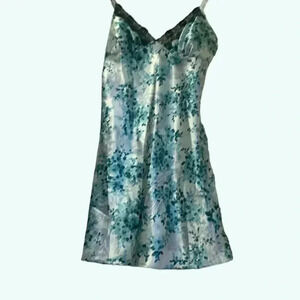 Secret Treasures soft  and slinky nightgown, adjustable straps.